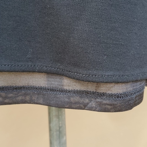 🍎2 Items/$12 OLIVIA & GRACE BOHO STYLE BELL SLEEVE BLACK DRESS SIZE LARGE - Picture 11 of 11